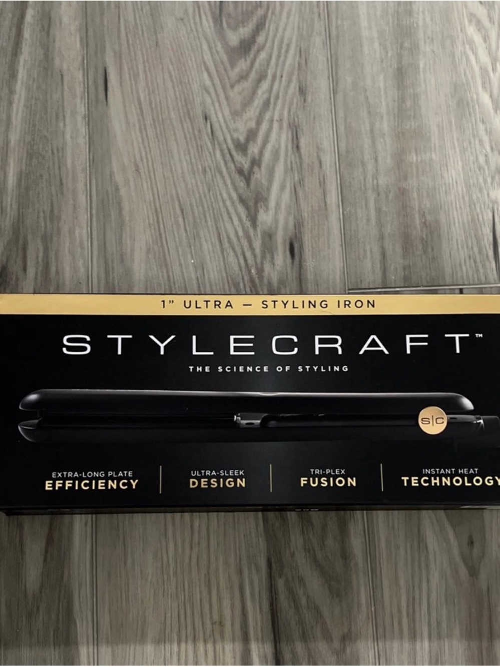 Stylecraft 1" Ultra Styling Iron - Black